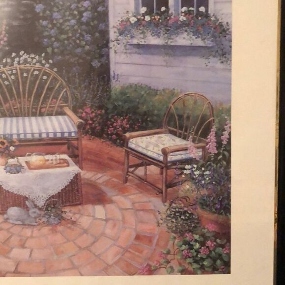 Vintage Patio Flower Garden Art - Picture 8 of 8